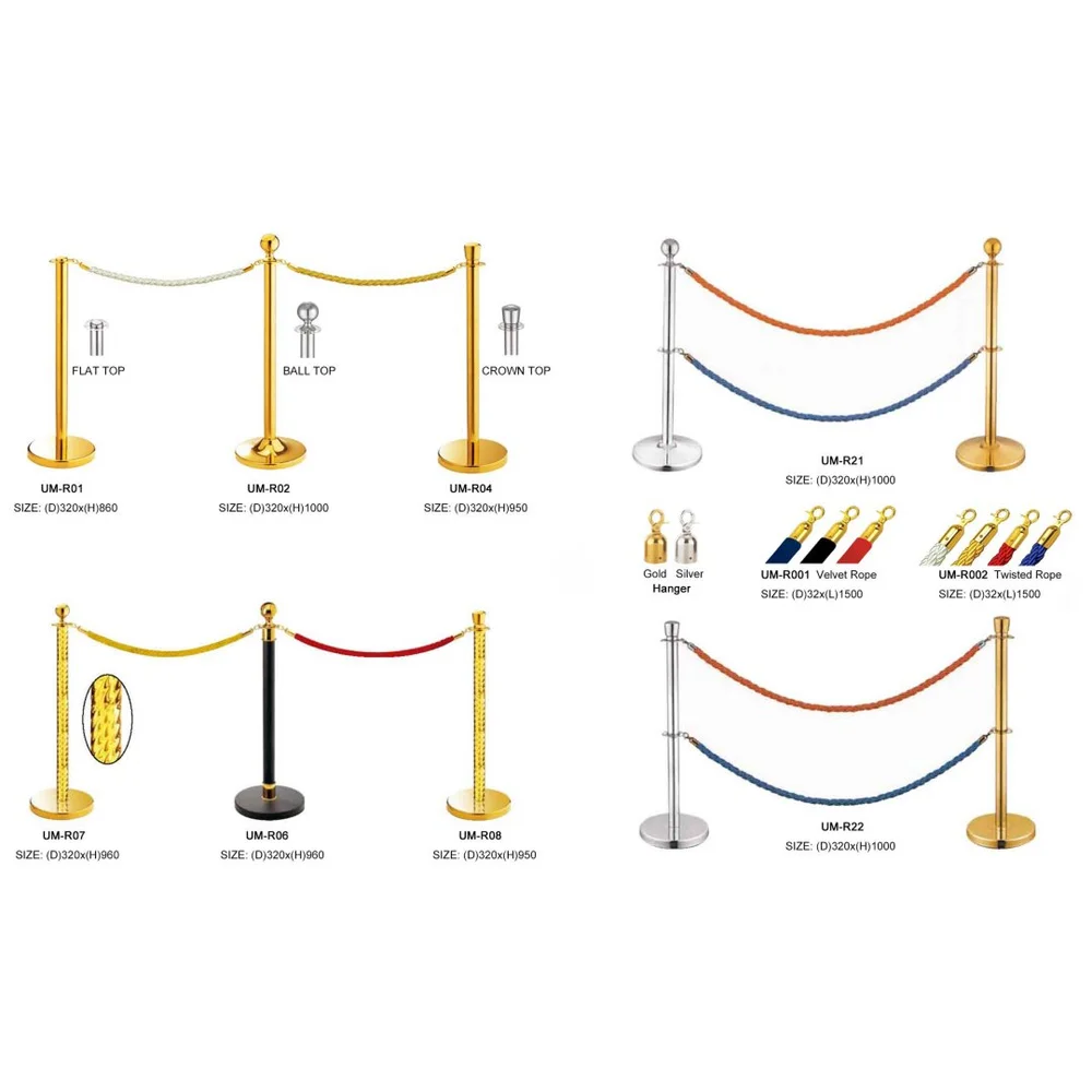 Additional Hotel Stanchions